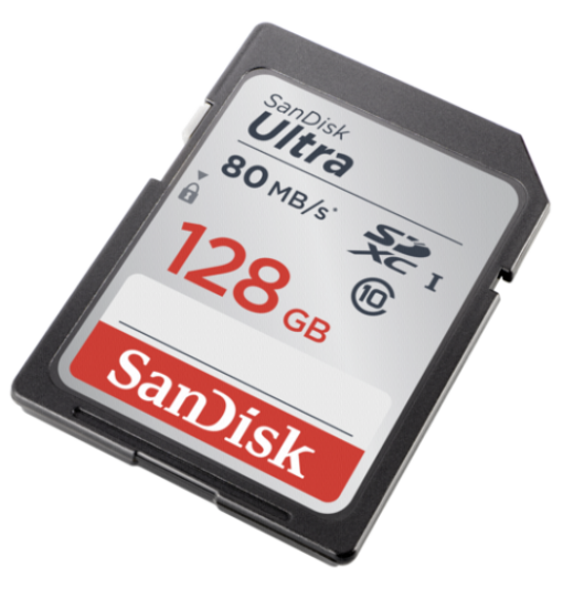 SanDisk Ultra - 128 GB - SDXC UHS-I - 80 MB/s-49090