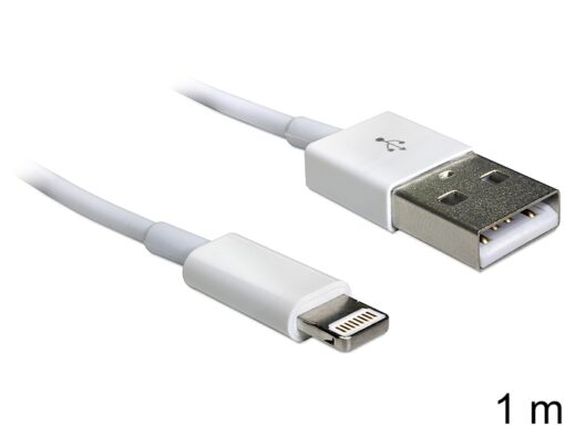 Delock USB data- and power cable for iPhone 5 / 5C / 5S - Apple Lightning-naar-USB-kabel-0