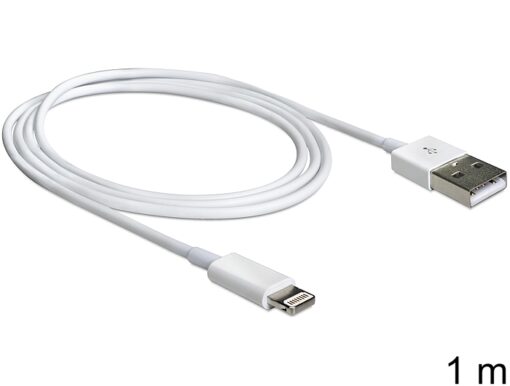 Delock USB data- and power cable for iPhone 5 / 5C / 5S - Apple Lightning-naar-USB-kabel-45791
