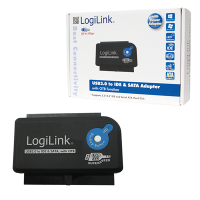 LogiLink USB 3.0 to IDE & SATA Adapter with OTB-49565