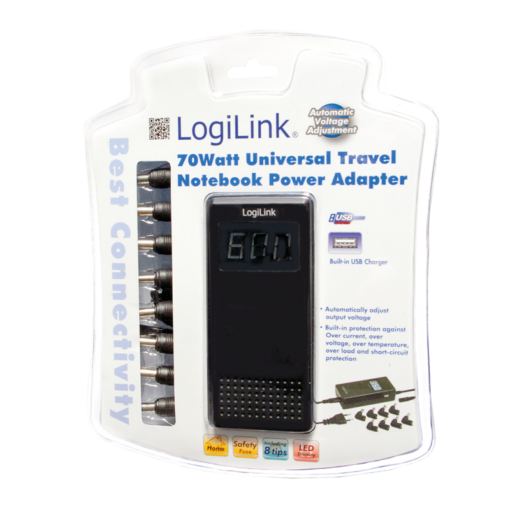 LogiLink Notebook Universal Power Supply - 70 W-47901