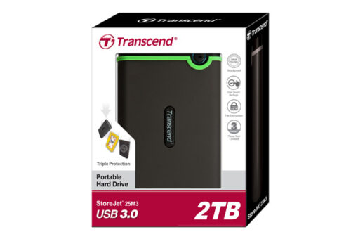 Transcend StoreJet 25M3 - 2 TB - extern ( draagbaar ) - 2.5" - USB 3.0-0