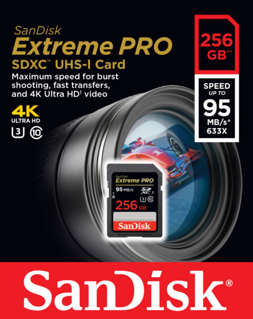 SanDisk Extreme PRO - 256 GB - SDXC UHS-I - 95 MB/s-0