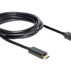 Delock Cable Displayport 1.1 male > High Speed HDMI-A male passive 3 m black-50988