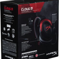 Kingston HyperX Cloud II Headset - Virtual 7.1 Surround Sound - Red-50861