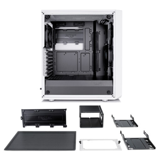Fractal Design Meshify C White – TG - ATX - Zijpaneel Tempered Glass-51710