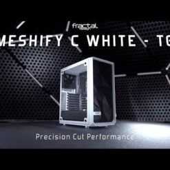 Fractal Design Meshify C White – TG - ATX - Zijpaneel Tempered Glass-51705