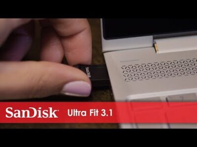 SanDisk Ultra Fit USB 3.1 Flash Drive - USB-flashstation - 128 GB-52015