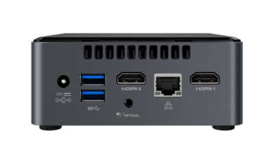 Intel Next Unit of Computing Kit NUC7CJYH - mini-PC - Celeron J4005 2 GHz - NUC Barebone-52273