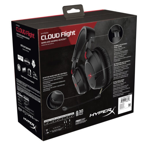 Kingston HyperX Cloud Flight Wireless Gaming Headset for PC/PS4-52610