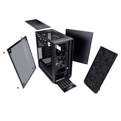 Fractal Design Meshify C – Dark TG - ATX - Zijpaneel Tempered Glass-53147