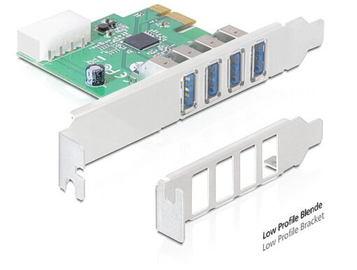 Delock PCI Express Card > 4 x external USB 3.0-0