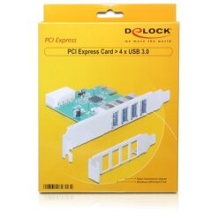 Delock PCI Express Card ></noscript> 4 x external USB 3.0-52901