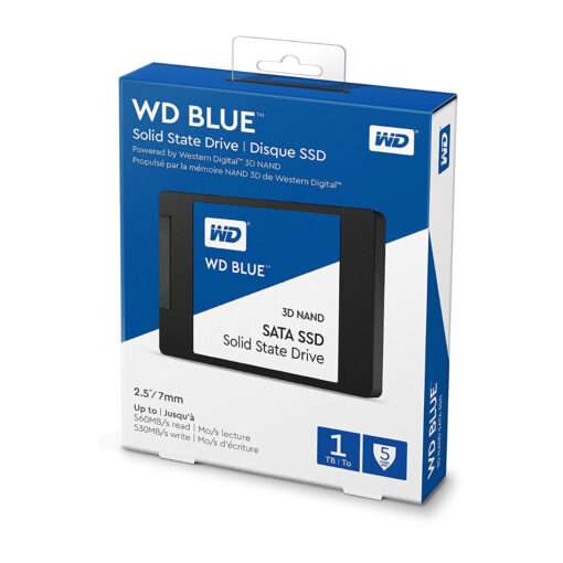 WD Blue 3D NAND SATA SSD WDS100T2B0A - 1 TB - intern - 2.5"-53194