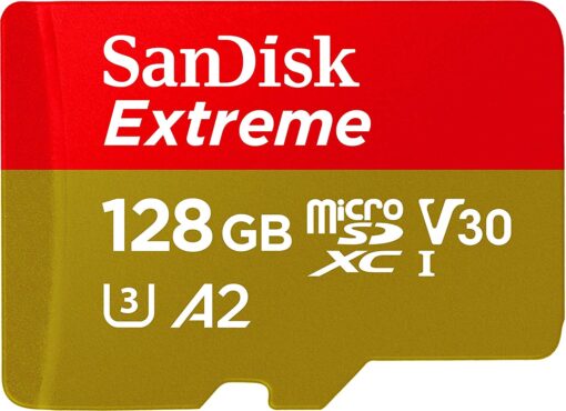 SanDisk Extreme - 128 GB - microSDXC U3 - 160MB/s - V30 - A2-53849