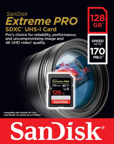 SanDisk Extreme PRO - 128 GB - SDXC UHS-I - 170 MB/s-53931
