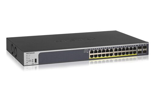 NETGEAR ProSAFE 24-port 1000base-T Gigabit PoE Smart Switch - GS728TPv2-0
