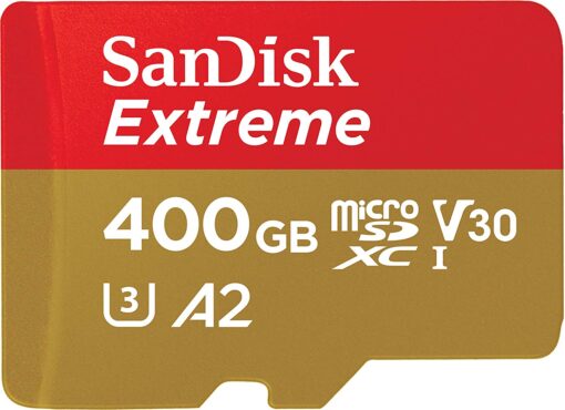 SanDisk Extreme - 400 GB - microSDXC U3 - 160MB/s - V30 - A2-54659