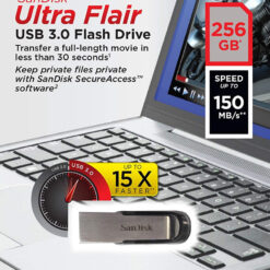 SanDisk Ultra Flair USB 3.0 Flash Drive - USB-flashstation - 256 GB-0
