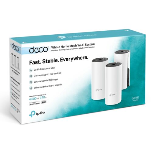 TP-Link DECO M4 - Wifi-systeem (3 routers) - 802.11a/b/g/n/ac - Dual Band-55039