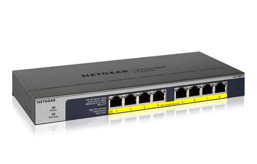NETGEAR GS108PP - Switch - onbeheerd - 8 x 10/100/1000 (PoE+) -56090