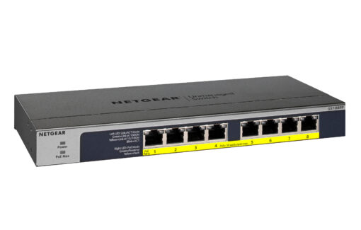 NETGEAR GS108PP - Switch - onbeheerd - 8 x 10/100/1000 (PoE+) -56092
