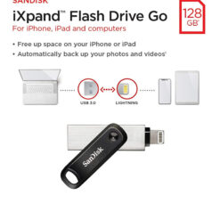 SanDisk iXpand-flashdrive Go voor iPhone en iPad - 128 GB-56481