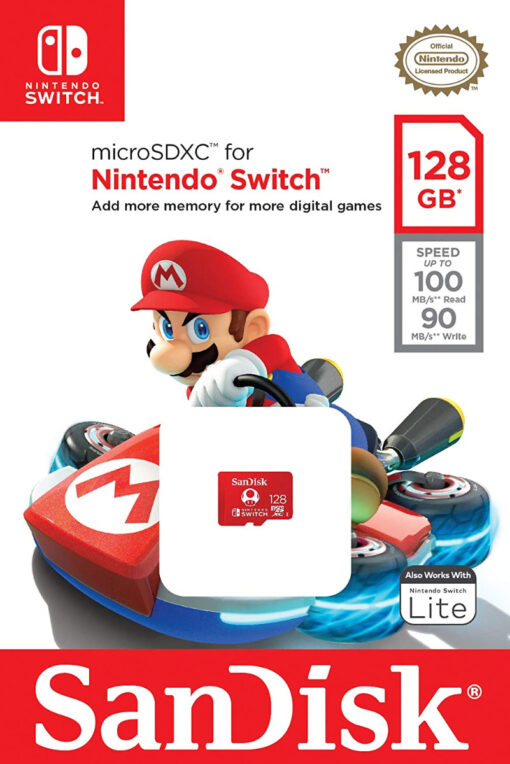 SanDisk voor Nintendo Switch™ - 128 GB - microSDXC-56332