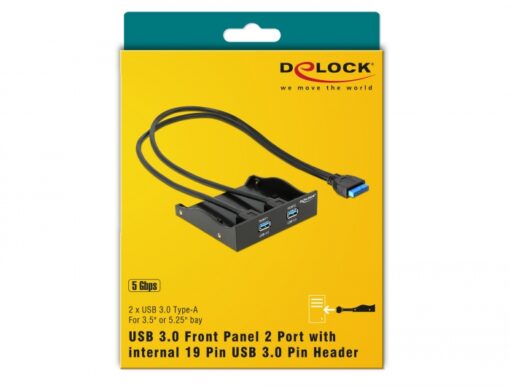 Delock USB 3.0 Front Panel 2 Port-56664