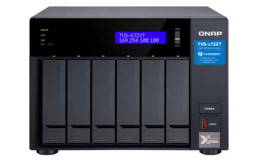 QNAP TVS-672XT-i3-8G - Intel Core i3 8100T quad-core NAS - 8 GB-0