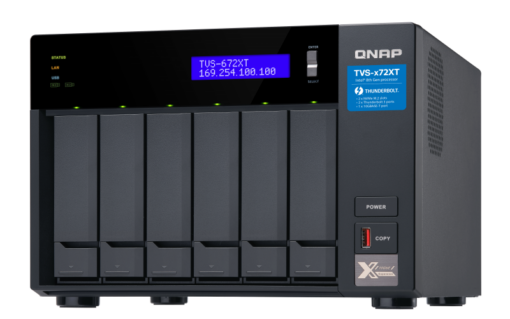 QNAP TVS-672XT-i3-8G - Intel Core i3 8100T quad-core NAS - 8 GB-58153