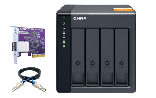 QNAP TL-D400S - 4-Bay SATA 6Gbps JBOD opslagbehuizing-0