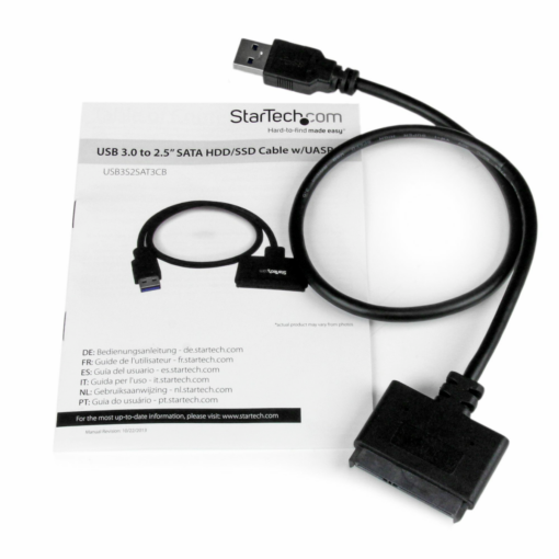 StarTech.com USB 3.0 naar 2,5 inch SATA III harde-schijf adapterkabel met UASP-58485