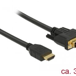Delock HDMI to DVI 24+1 cable bidirectional 3 m-0