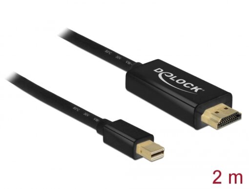Delock Passive mini DisplayPort 1.1 to HDMI Cable 2 m-0