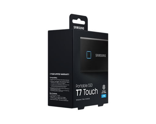 Samsung Portable SSD T7 Touch - 2 TB - USB 3.2 Gen 2-59158