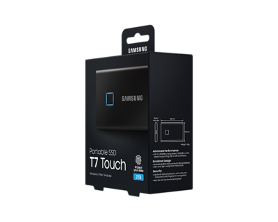 Samsung Portable SSD T7 Touch - 2 TB - USB 3.2 Gen 2-59161