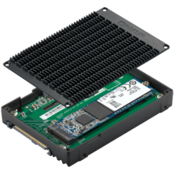 QNAP QDA-UMP - M.2 PCIe NVMe-SSD naar U.2 PCIe NVMe SSD-schijfhouder-59581