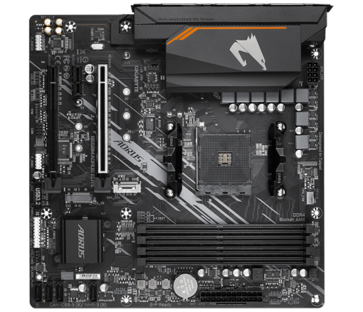 Gigabyte B550M AORUS ELITE - micro ATX - Socket AM4 - AMD B550-59497