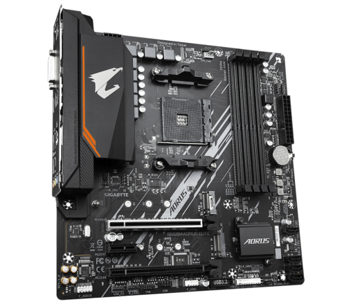 Gigabyte B550M AORUS ELITE - micro ATX - Socket AM4 - AMD B550-59498