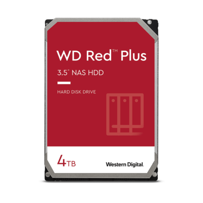 WD Red Plus WD40EFZX NAS Hard Drive 3.5" - 4 TB - SATA-600-0