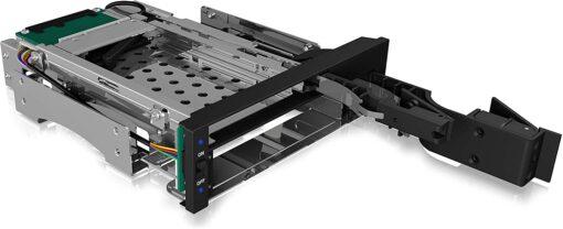 RaidSonic ICY BOX IB-173SSK - Mobile rack for 2x HDD/SSD for 1x 5.25" bay with lock-62736
