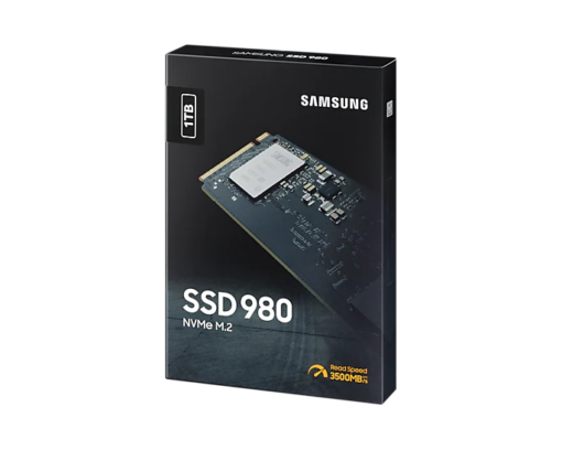 Samsung 980 MZ-V8V1T0BW - 1 TB - M.2 - PCI Express 3.0 x4 (NVMe)-60003