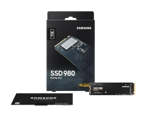 Samsung 980 MZ-V8V1T0BW - 1 TB - M.2 - PCI Express 3.0 x4 (NVMe)-60008