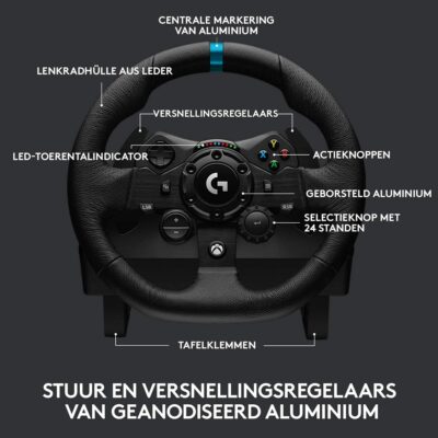 Logitech G923 TRUEFORCE Sim Racing Wheel voor XBOX en pc-60517