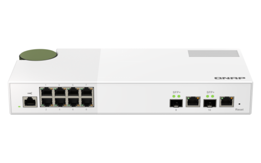 QNAP QSW-M2108-2C 10GbE en 2.5GbE Layer 2 Web Managed Switch-60776