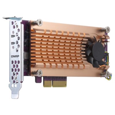 QNAP QM2-2P-244A Dual M.2 22110/2280 PCIe SSD expansion card-60782