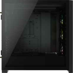 Corsair iCUE 5000X RGB Tempered Glass Mid-Tower ATX PC Smart Case - Black-61056