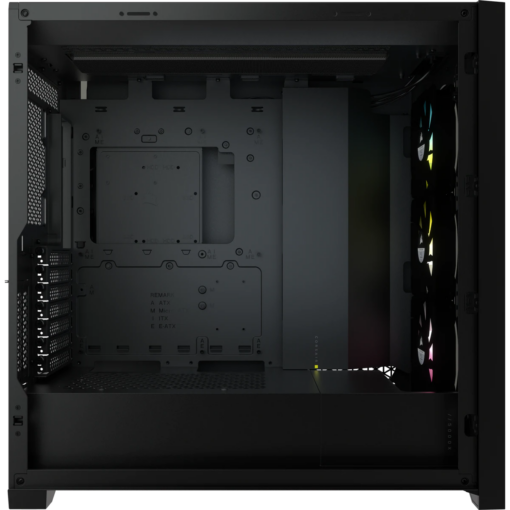 Corsair iCUE 5000X RGB Tempered Glass Mid-Tower ATX PC Smart Case - Black-61055