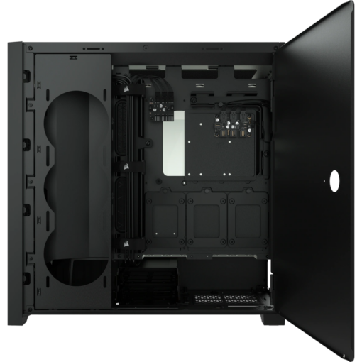 Corsair iCUE 5000X RGB Tempered Glass Mid-Tower ATX PC Smart Case - Black-61048